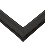 Frigidaire Refrigerator Freezer Door Gasket,Black